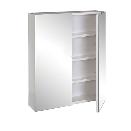 BSH550 - Mirror Cabinet - PVC (550 x 720) 1