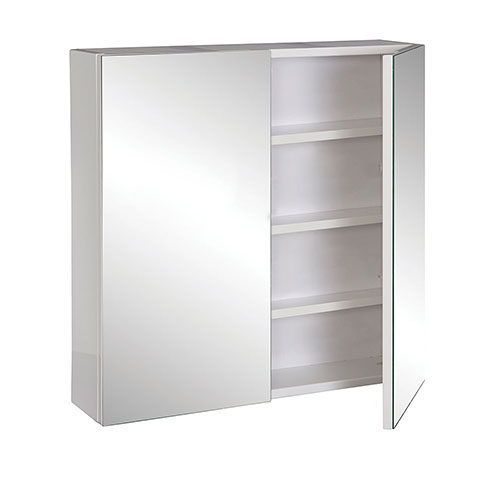 BSH750 - Mirror Cabinet - PVC (750 x 720) 1